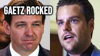 Matt Gaetz Gets Hit With The BAD NEWS By DeSantis Inner Circle [upl. by Eolcin]