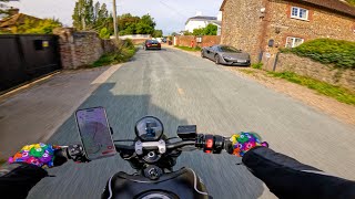 Sunday Fun  Triumph Trident 660 POV Ride  Zard Exhaust  Quickshifter 4K [upl. by Evante]