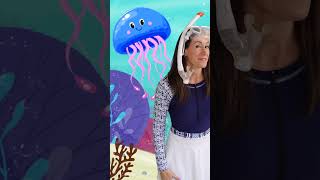 Short Animals Childrens song by Patty Shukla Learn Ocean Animals in English Guessing Game for Kids [upl. by Mano487]