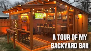 A tour of my backyard bar [upl. by Bueschel]