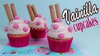 Receta de cupcakes de vainilla [upl. by Vivianna]