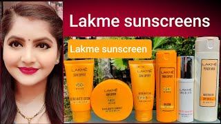 लैक्मे के सस्ते सनस्क्रीन हर टाइप की स्किन के लिए  RARA  lakme Sunscreen for summer days [upl. by Anigue]