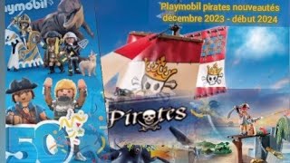 Nouveautés Playmobil Pirates fin 2023  début 2024 🏴‍☠️⚓🔱 [upl. by Matlick]