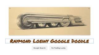 Raymond Loewy Google Doodle [upl. by Ayahsal]