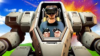 Battling a MECH in VR OVRLRD VR [upl. by Eendyc951]