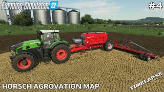 Planting soybeans on the Horsch AgroVation Map  Fs22 Timelapse  Ep4  Ps5 [upl. by Esiouqrut]