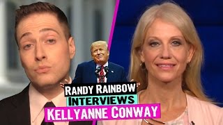 RANDY RAINBOW Interviews Trump Campaign Manager KELLYANNE CONWAY [upl. by Ylahtan523]