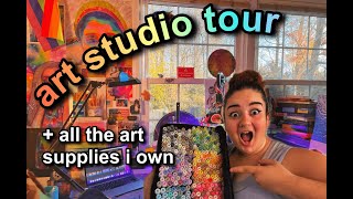 Art Studio Tour 2022  isabelladrawsss [upl. by Oznole700]