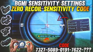 NEW UPDATE 34 🔥BEST SENSITIVITY CODECONTROL SETTINGS BGMIPUBG MOBILE  BGMI AFTER UPDATE 34 [upl. by Nav621]