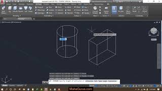 How to Extrude 3D in Autocad Extrude in Autocad Tutorial [upl. by Ettevram]