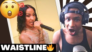 SHES MINE❗😮 SHENSEEA WAISTLINE LIVE PERFORMANCE REACTION🔥 [upl. by Yliab]