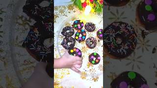 Donuts with chocolate topping घर पर बनाएं बहुत ही आसान तरीके से डोनट्स रेसिपी sweet recipe [upl. by Usanis]