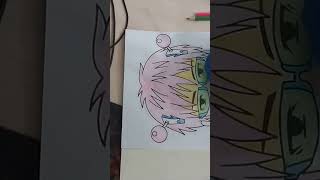 Coloring SaikiK with pencils coloring anime saiki [upl. by Vince652]