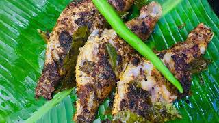 Sankara Fish fry with curry leaves Red Snapper  Kerala Type Fish Fry  Kerala Tamil Recipe [upl. by Ahsial777]