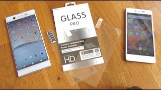 Screen Protector  9H Tempered Glass vs Plastic Film [upl. by Nnylylloh]