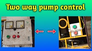 Submersible Pump control from two places  double switch for submersible pump  Free Circuit Lab [upl. by Tommi]