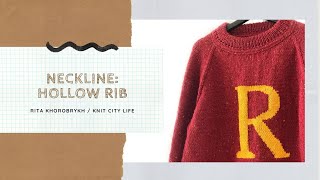 Neckline hollow rib  christmas sweater [upl. by Noiramaj]