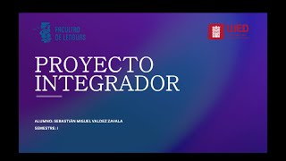 Proyecto Integrador del 1er Semestre [upl. by Ruben]