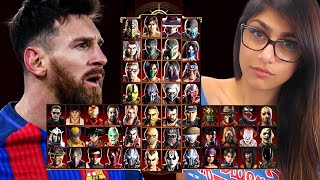 Mortal Kombat 9  LIONEL MESSI 👽 amp MIA 😈  Expert Tag Ladder  Gameplay 1080p  60ᶠᵖˢ ✔ [upl. by Eittik]