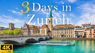 How to Spend 3 Days in ZURICH Switzerland  The Perfect Travel Itinerary [upl. by Siladnerb223]