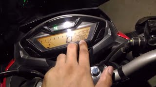 How To Set Clock In Honda Hornet 160R [upl. by Anitsud888]