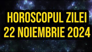 Horoscopul zilei de 22 noiembrie 2024 Racii își pot transforma pasiunile întro sursă de venit [upl. by Doyle]