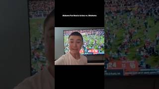 Alabama Fan Reacts to loss vs Oklahoma CFB Week 13 alabamafootball oklahomafootball secfootball [upl. by Nakre]