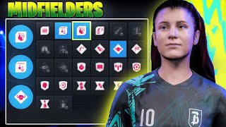 FIFA 22 PRO CLUBS  BEST MIDFIELDER BUILD PERKS amp ARCHETYPES EXPLAINED CAMCMCDM [upl. by Lisabeth]