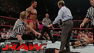 Batista vs Muhammad Hassan quotI Walk Alonequot Theme Song Debut RAW May 302005 [upl. by Giltzow871]