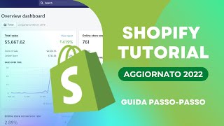 Shopify Tutorial 2022 Completo  Corso GRATIS dalla A alla Z [upl. by Sabine]