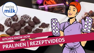 Metas Classics Wie kann man Pralinen selber machen  Rezeptvideo  Swissmilk 2015 [upl. by Ahsei]