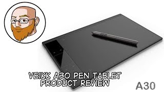 Product Review  Veikk A30 Pen Tablet [upl. by Norvin796]