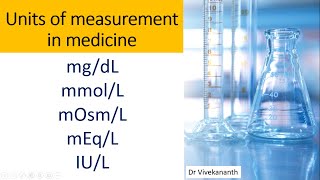 Units of measurement in Medical Physiology [upl. by Lavona637]