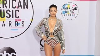 Bleona Qereti 2017 American Music Awards Red Carpet [upl. by Yramliw]