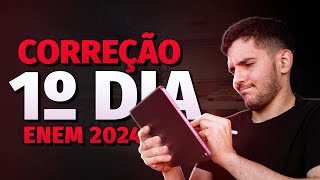 CORREÇÃO do 1° DIA do ENEM 2024 [upl. by Yared]