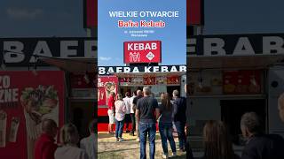 Nowy punkt „Bafra Kebab” w Warszawie 😎 kebab bafra streetfood [upl. by Aivax781]