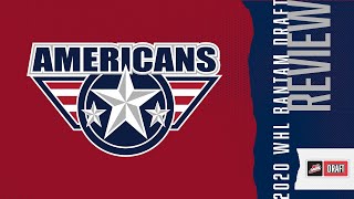 2020 WHL Bantam Draft Review  TriCity Americans [upl. by Latta]