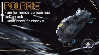 Star Citizen  Polaris performance comparison to Carrack What does fit check [upl. by Akimrehs]