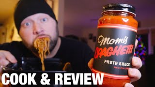 Cooking Spaghetti with Eminem Moms Spaghetti Pasta Sauce  Cook and Review [upl. by Yemorej884]