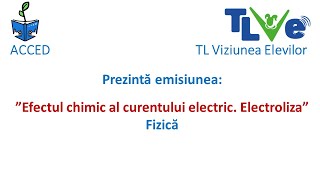 Efectul chimic al curentului electric Electroliza [upl. by Ennairb569]