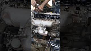 How to head bolt openinglorry garage car mechanic repair Kashi mechanic [upl. by Aeikan]