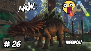 LA MAQUINA DE MEZCLAR DINOSAURIOS DINOSAURIOS HIBRIDOS EN ARK  ARK 3 mod serie 26  Español [upl. by Naloj342]