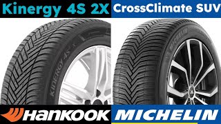 Hankook Kinergy 4S 2 X vs Michelin CrossClimate SUV [upl. by Aivatra]