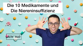 Warnung 10 häufig verschriebene Medikamente die bei Niereninsuffizienz gefährlich sein können [upl. by Llerrac]