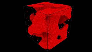 DPD Simulation of Spinodal Decomposition [upl. by Alekal202]