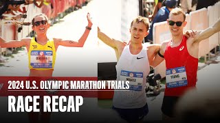 2024 US Olympic Marathon Trials Recap [upl. by Dorie86]