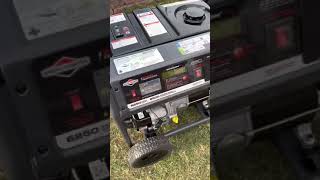 Briggs amp Stratton 6250 generator has plenty of power…even runs our well pump [upl. by Gairc]