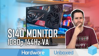 Viotek GFV24C Review The Cheapest 144Hz VA Gaming Monitor Tested [upl. by Bondie]