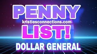 WE HAVE A PENNY LIST DOLLAR GENERAL [upl. by Hanser360]