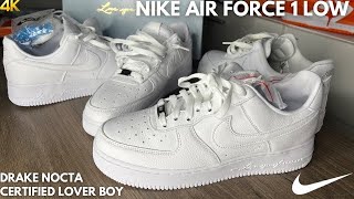 Nike Air Force 1 Low Drake NOCTA Certified Lover Boy On Feet Review [upl. by Tacita]